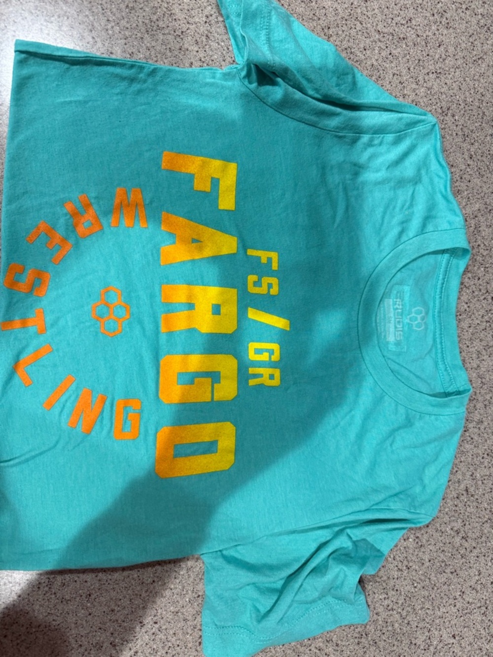 Kids' Teal Fargo Wrestling Short-Sleeve Graphic Tee - Unbranded